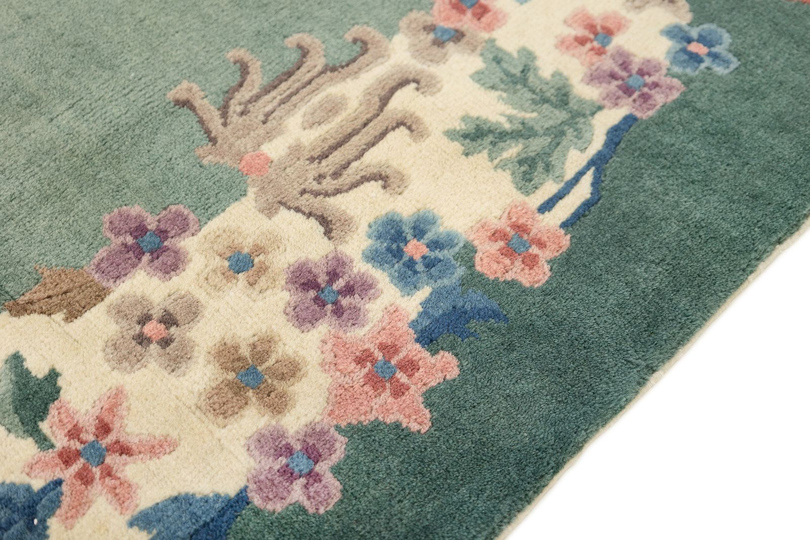 Mid Century Chinese Rug, 210 × 126cm, Circa 1940s photo 940.0
