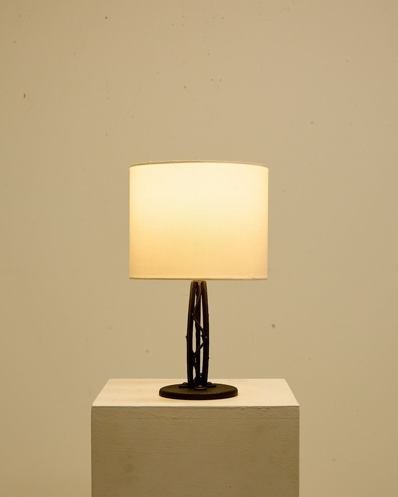 Wrought Iron Lamp, 1920s photo furniture
