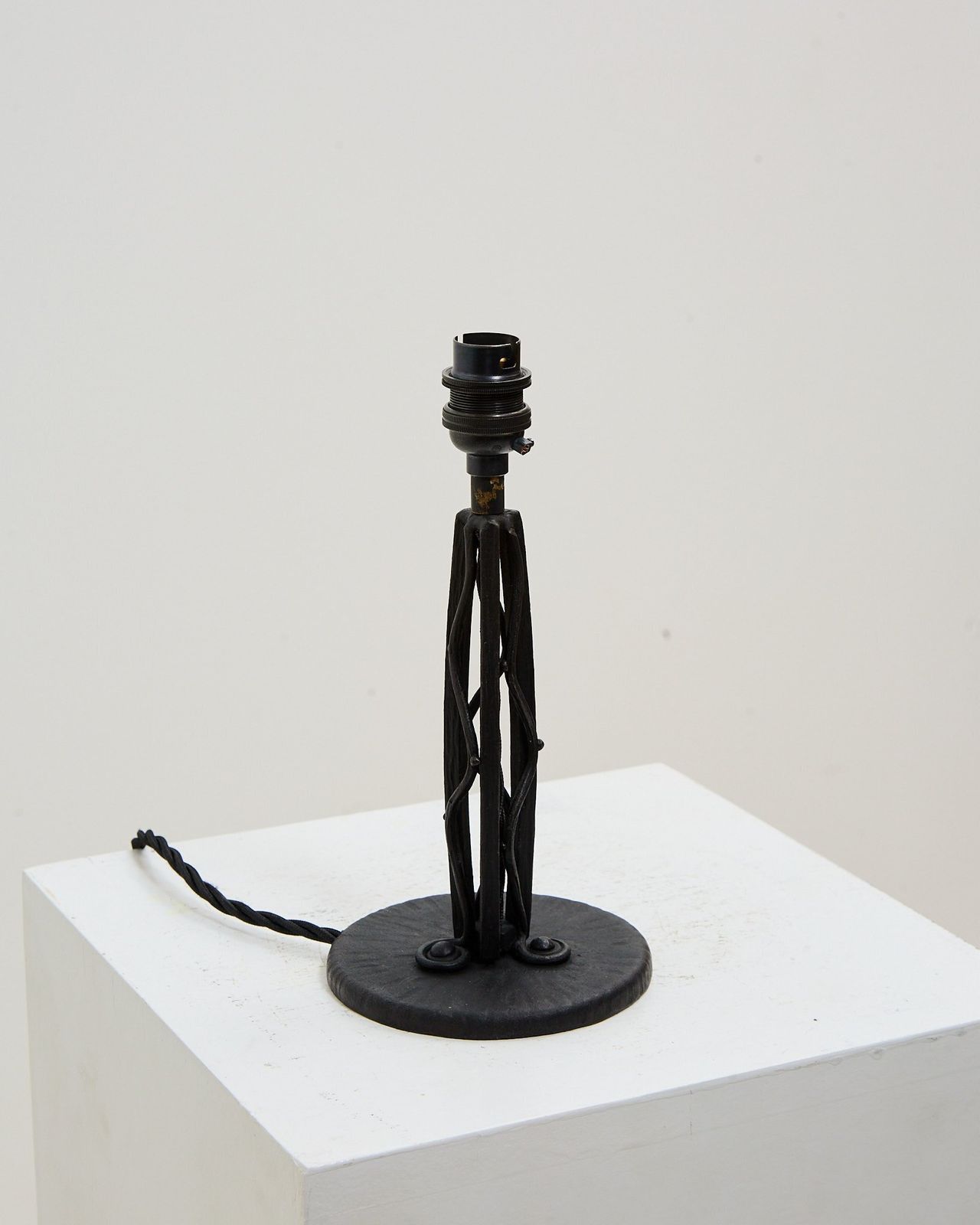 Wrought Iron Lamp, 1920s photo Lighting