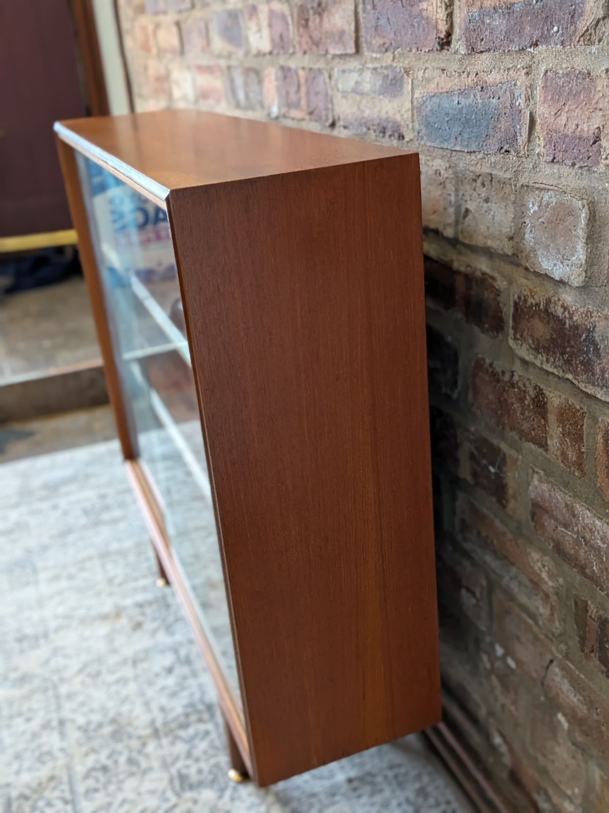 Mid Century Modern Teak Glazed Bookcase & Display Cabinet By A.H. McIntosh, 1960s photo 425.0