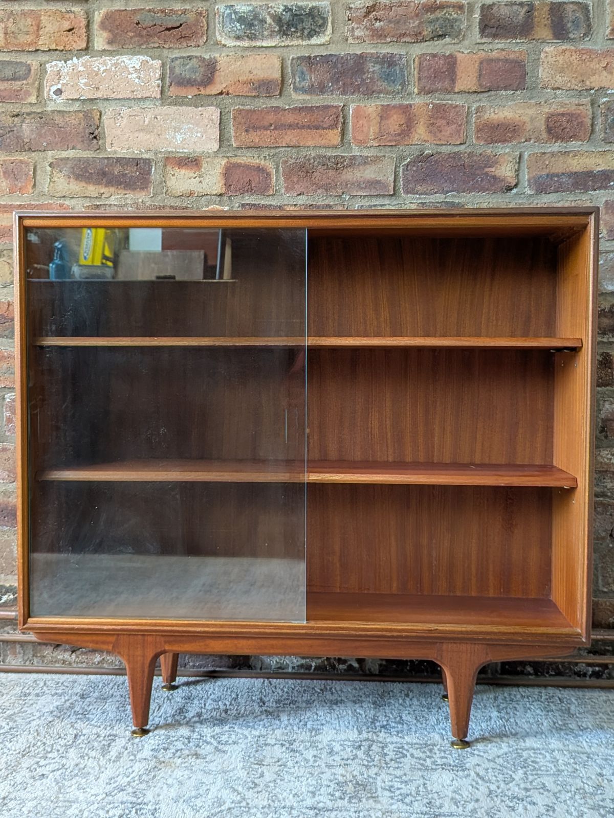 Mid Century Modern Teak Glazed Bookcase & Display Cabinet By A.H. McIntosh, 1960s photo buy