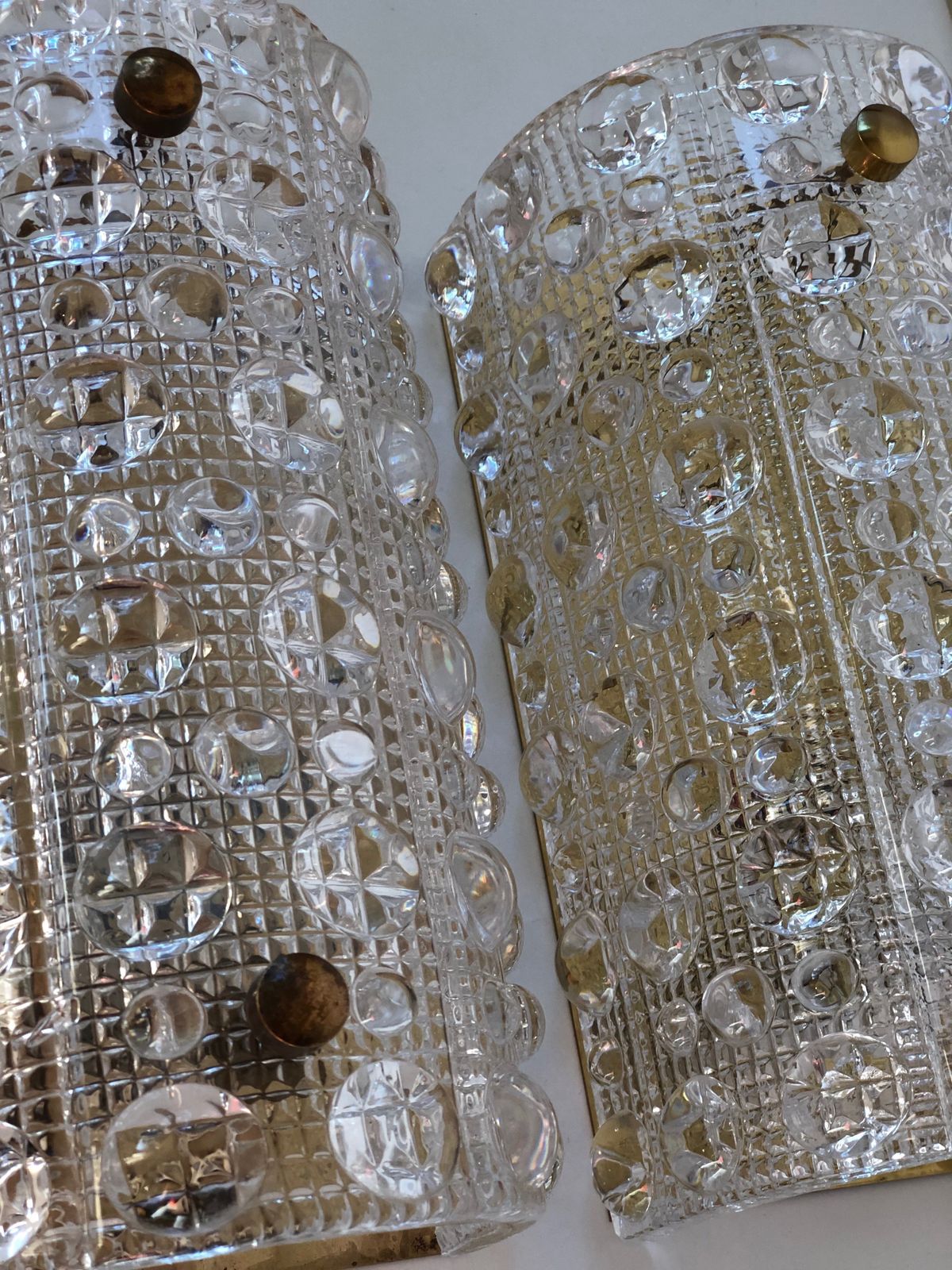 Orrefors Crystal Glass Sconce 'Venus' Rd 2002 photo vinterior