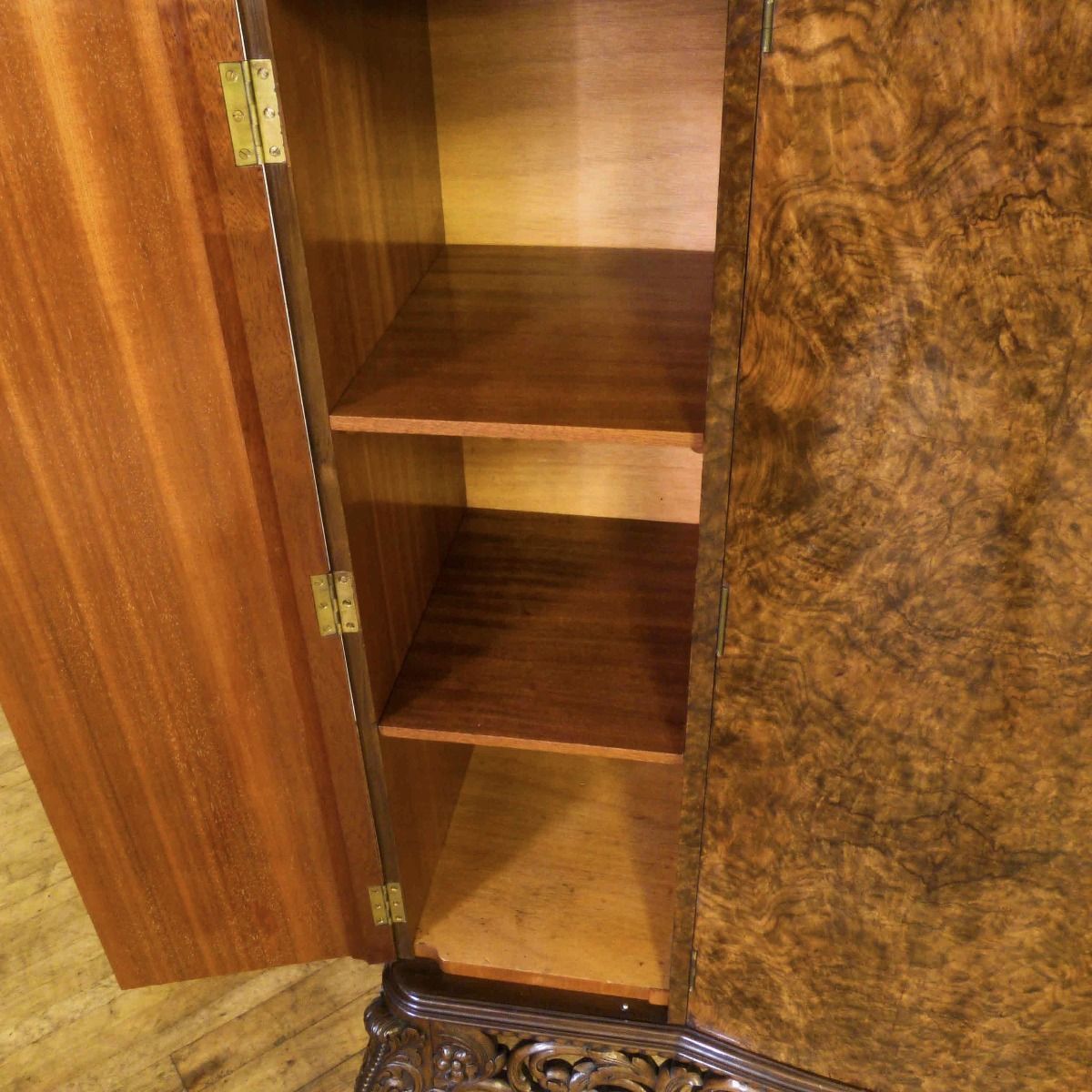 Skip To The Beginning Of The Images Gallery Huge Walnut Cocktail Cabinet photo vintage