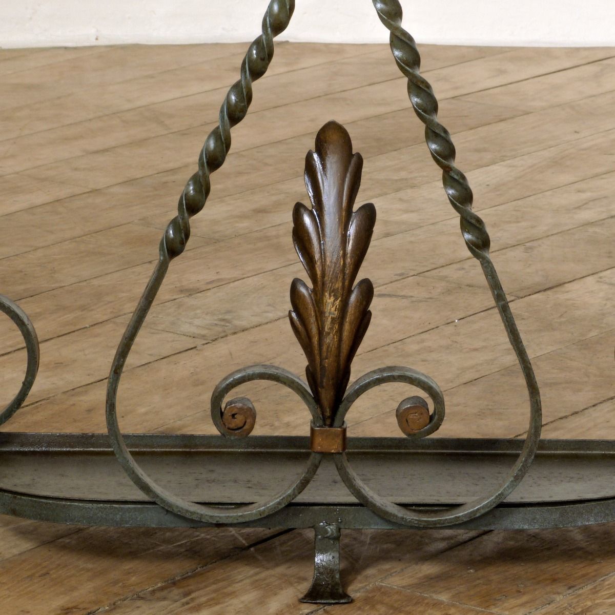 Small Pair Of Wrought Iron Umbrella Stands photo vinterior