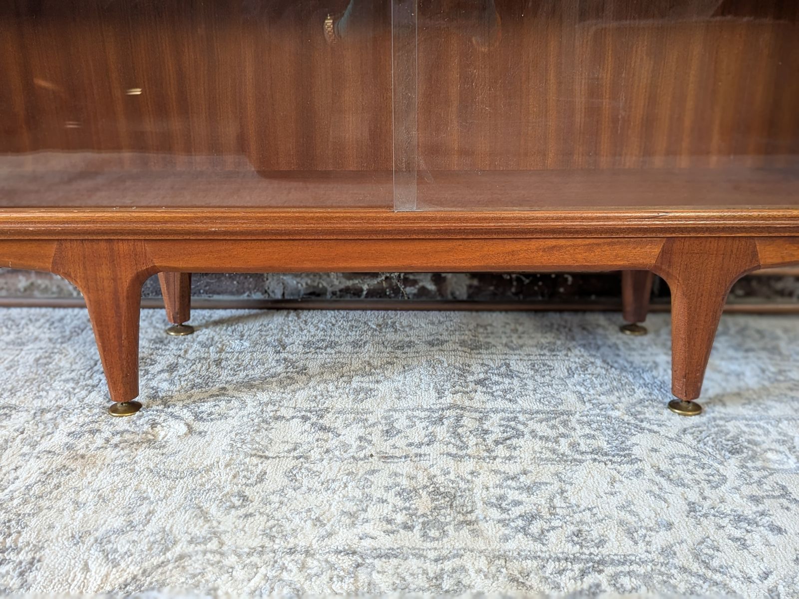 Mid Century Modern Teak Glazed Bookcase & Display Cabinet By A.H. McIntosh, 1960s photo vintage