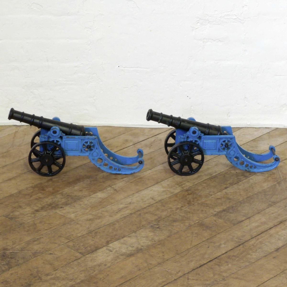 Pair Of Iron Cannons