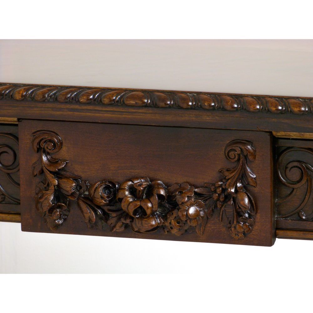 Edwardian Mahogany Twin Pedestal Sideboard photo Furniture
