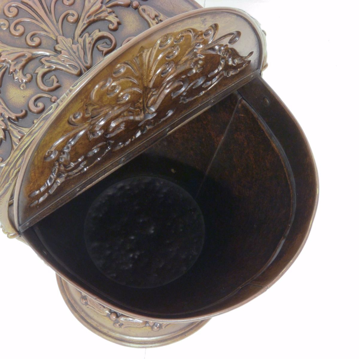 Victorian Brass Coal Helmet photo Home Fixtures