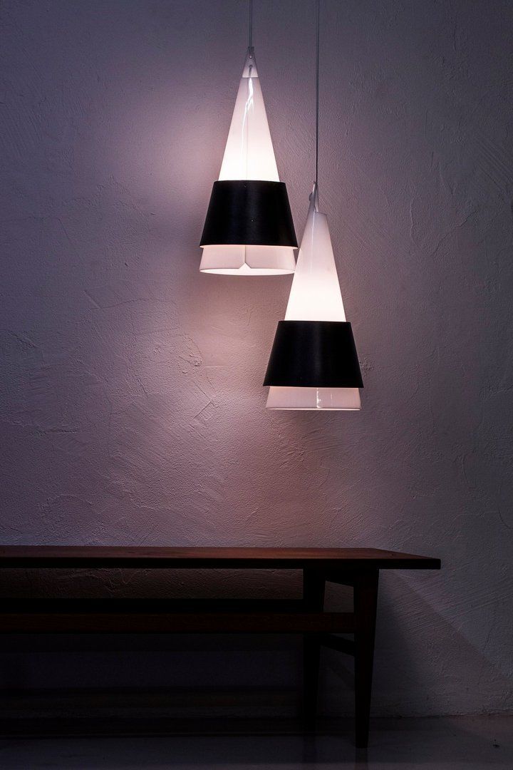 Rare "Struten" Pendant Lamps By Hans Bergström photo vinterior