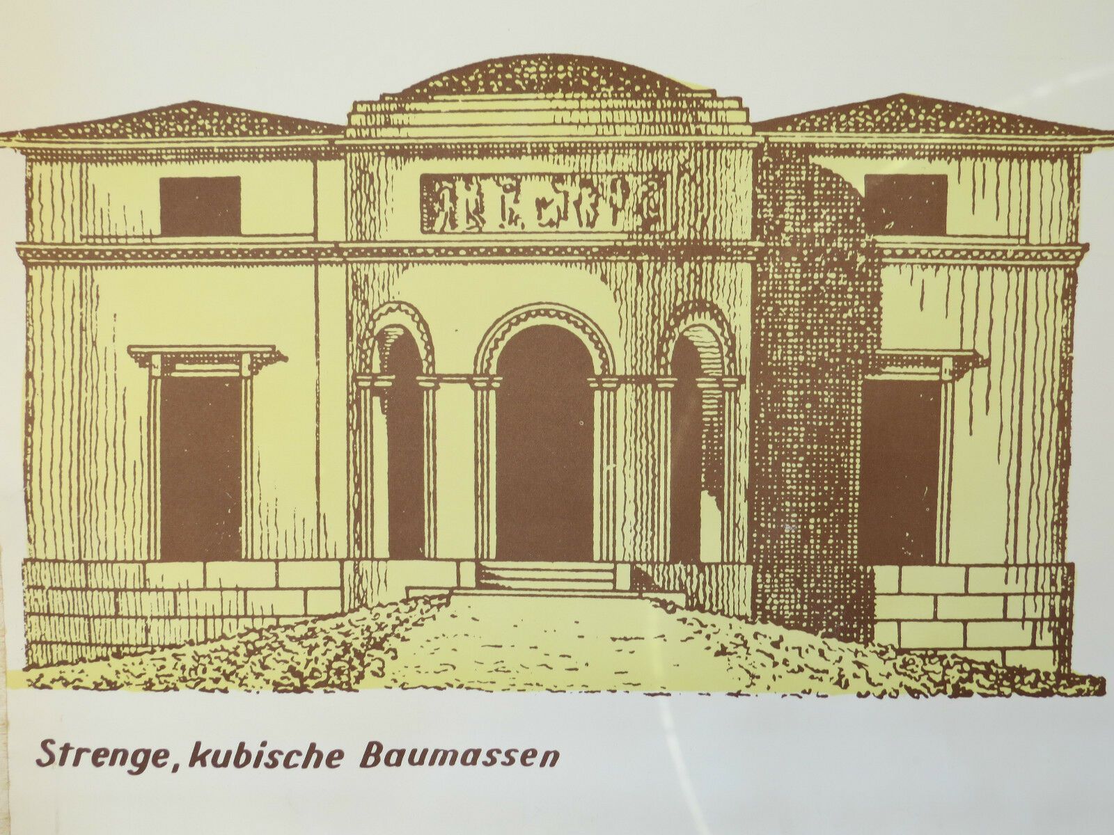 Vintage Pull Down School Chart History Of Architecture Styles No 7 Classicism photo buy
