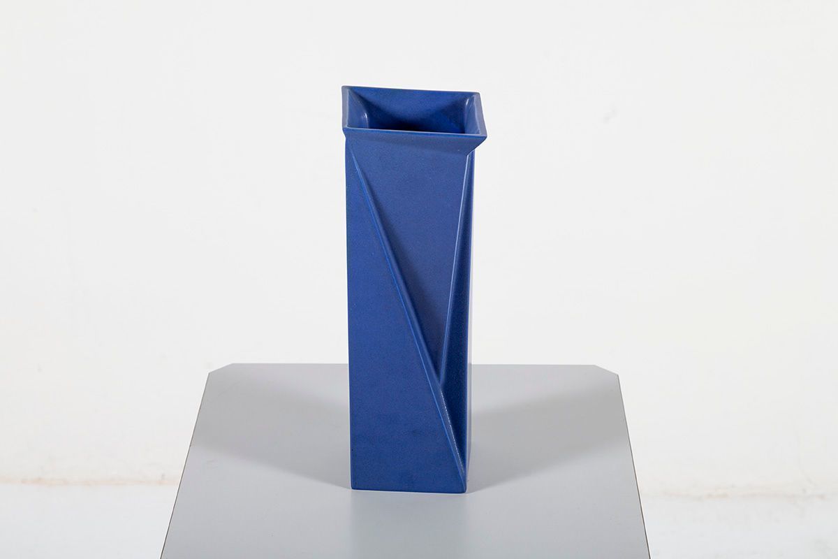 Large Ceramic Vase By Jan Van Der Vaart For Makkum, 1980s