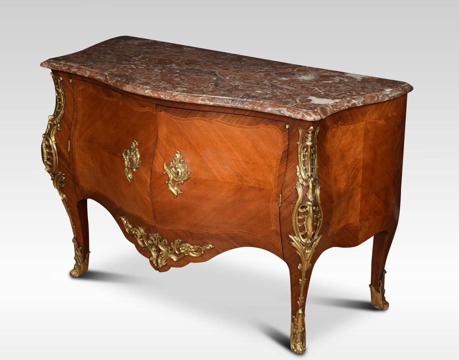 Late 18th Century French Gilt Bronze Mounted Kingwood Commode photo Furniture