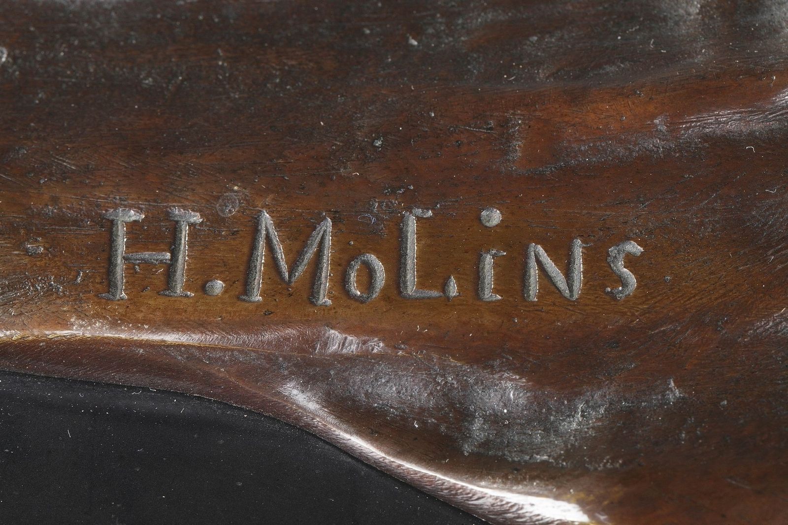 photo furniture Statue en bronze « Flying Gulls » par Enrique Molins (espagnol, 1893-1958)