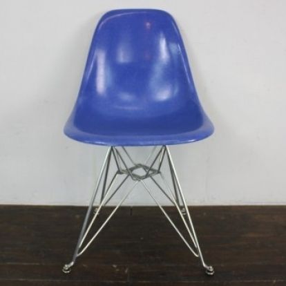 photo for sale Eames Herman Miller Dsr Side Chairs On Eiffel Base In Brights Red / Blue / Kelly Green / Yellow