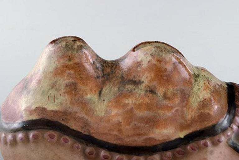 Rutebo Leksand, Sweden, Large Money Box In Shape Of A Camel In Glazed Stoneware photo buy