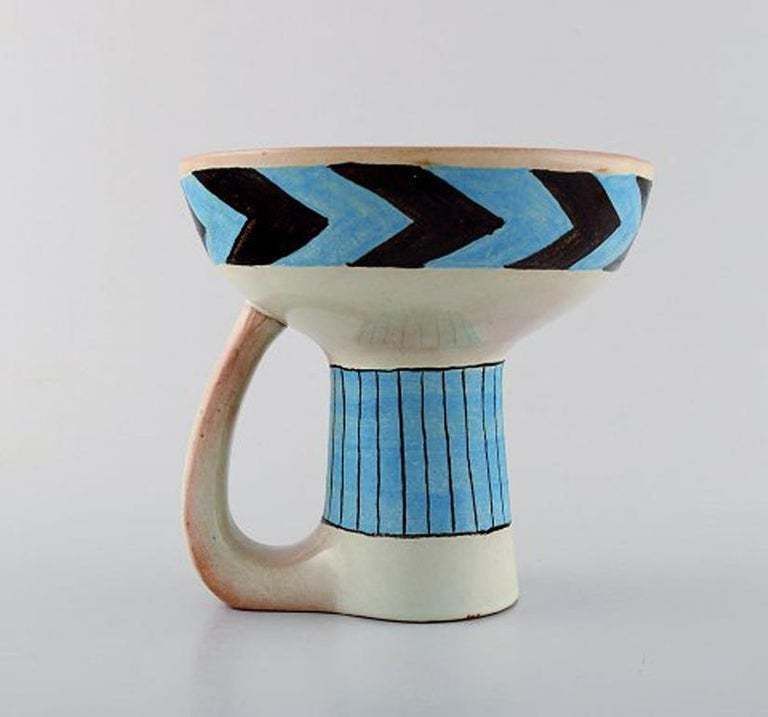 Carl Harry Stålhane For Rörstrand, A Pair Of Modernist Hand Painted Vases photo furniture