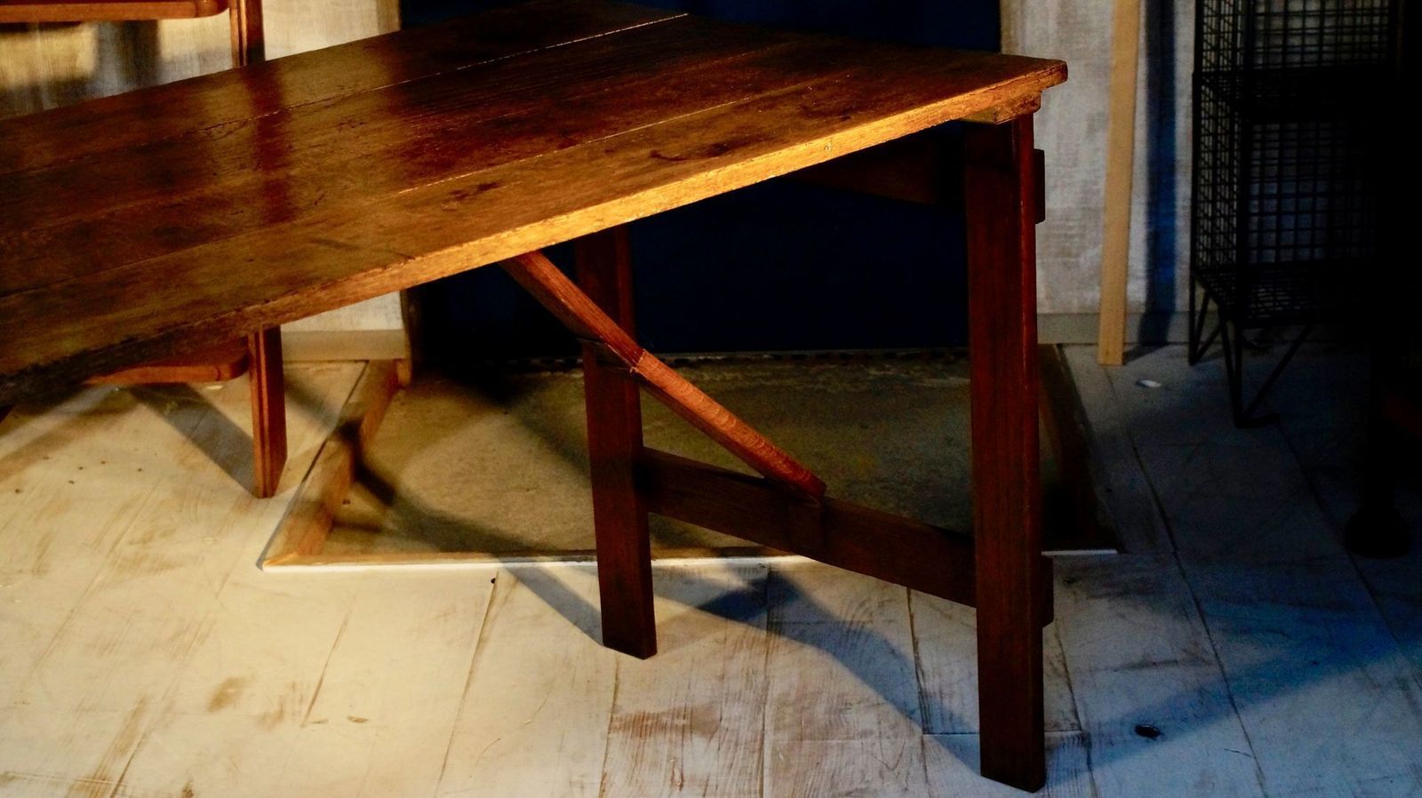 George VI Oak Campaign Folding Table photo buy