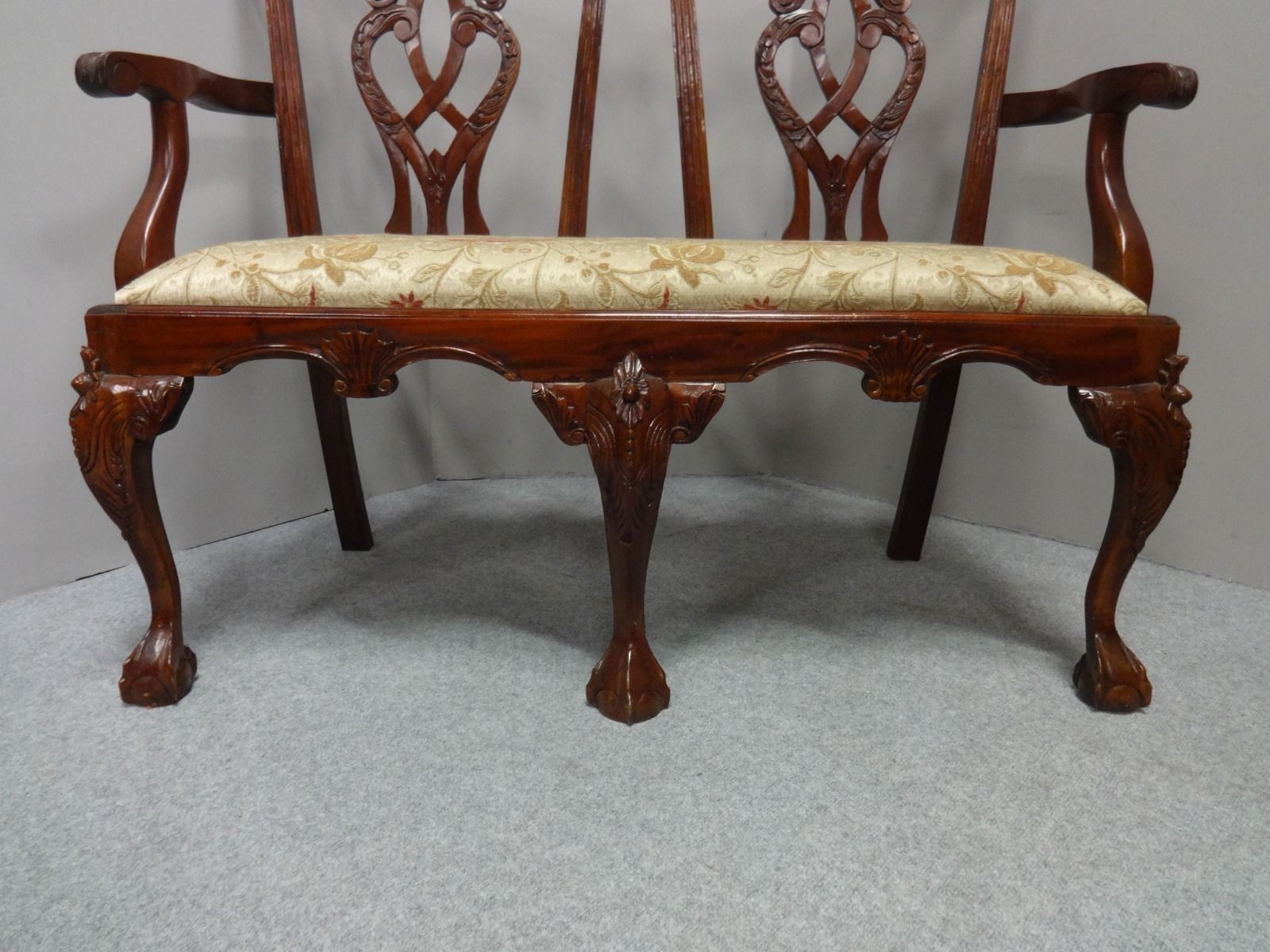 Two Seater Mahogany Sofa C.1930 photo 595.0
