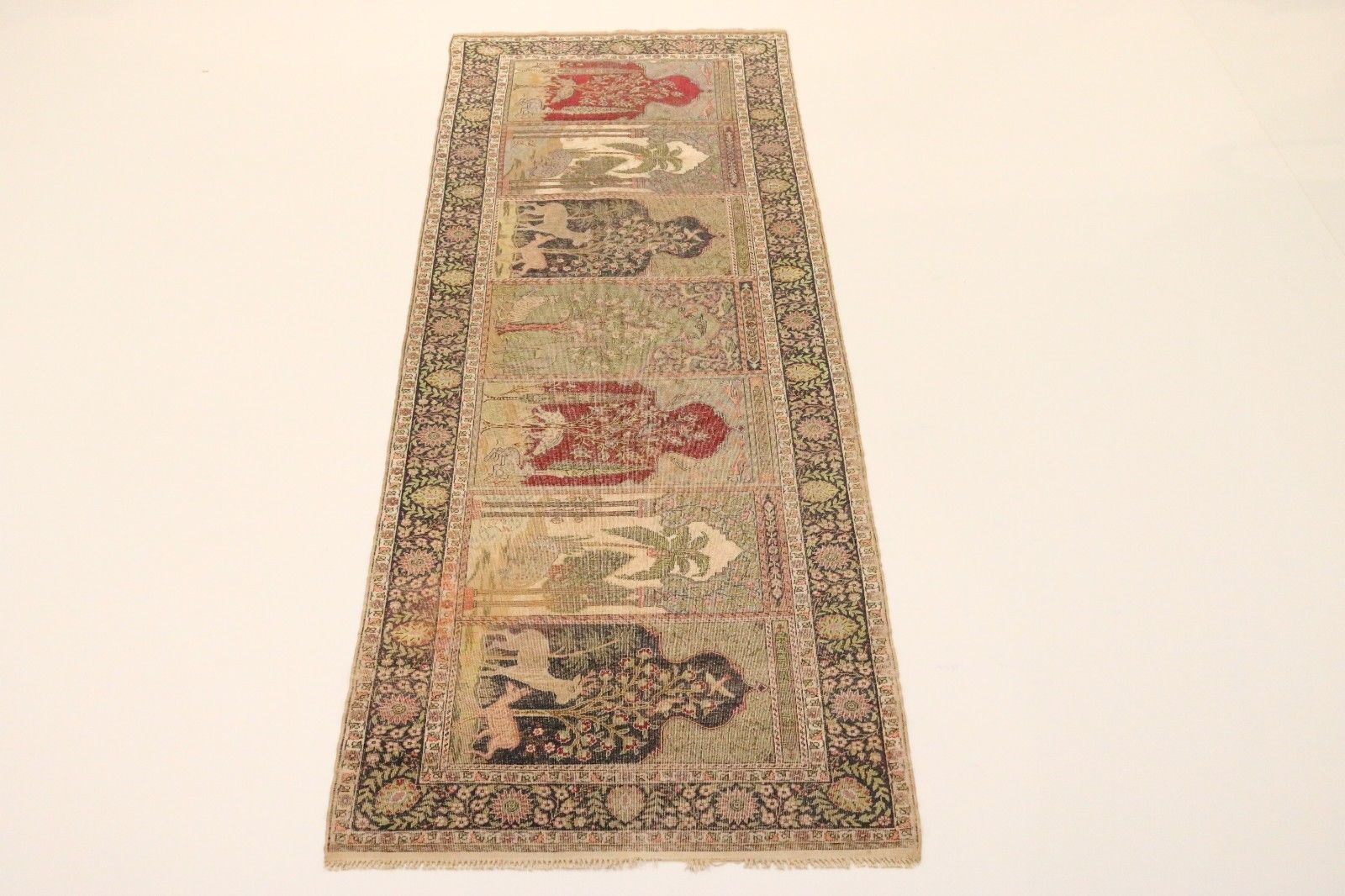 Kaisery Us Reimport Fine Oriental Rug 2.51 X 0.91 photo for sale