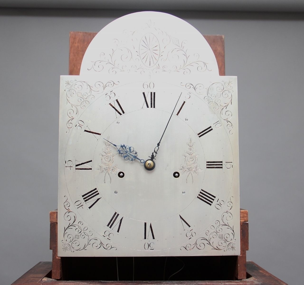 Early 20th Century Inlaid Mahogany Longcase Clock photo Home Decor