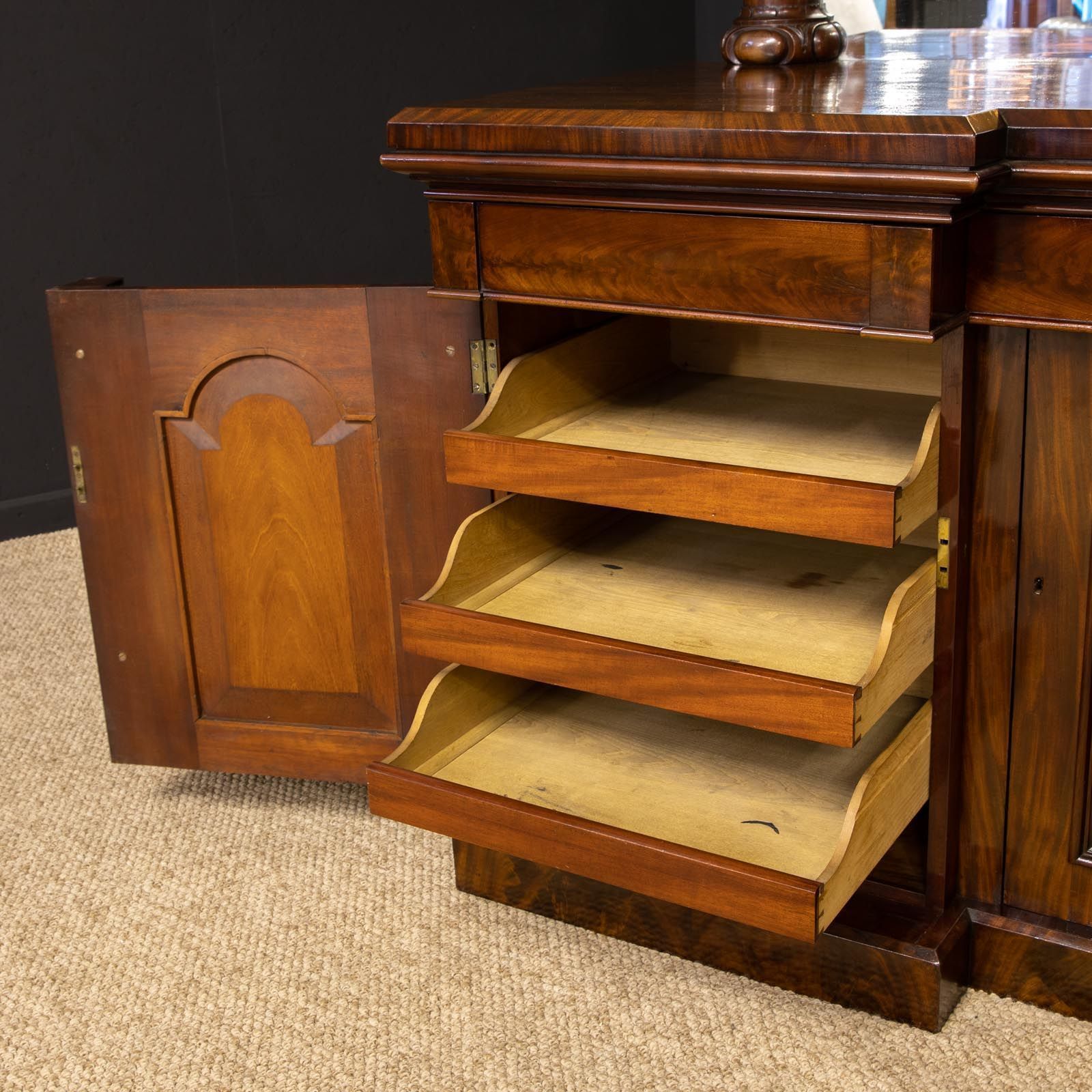 photo furniture Mid Victorian Mahogany Sideboard