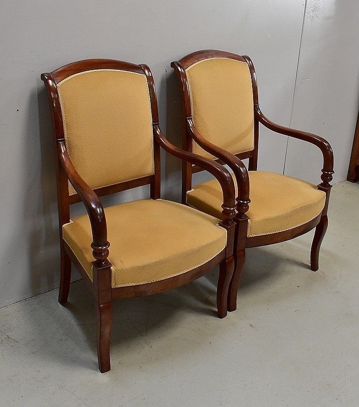 Pair Of Cuban Mahogany Armchairs   Late Eighteenth / Early Nineteenth photo furniture