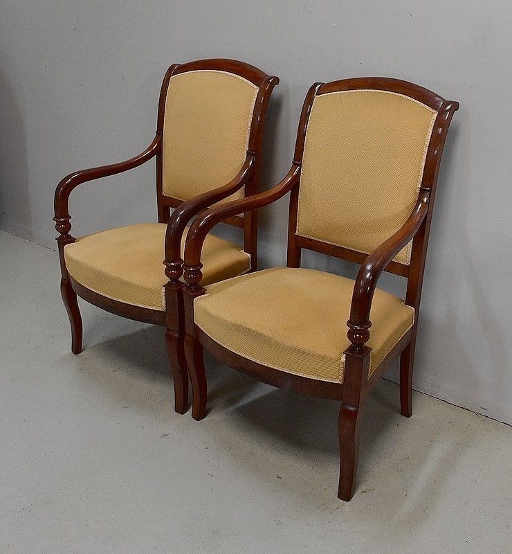 Pair Of Cuban Mahogany Armchairs   Late Eighteenth / Early Nineteenth photo for sale