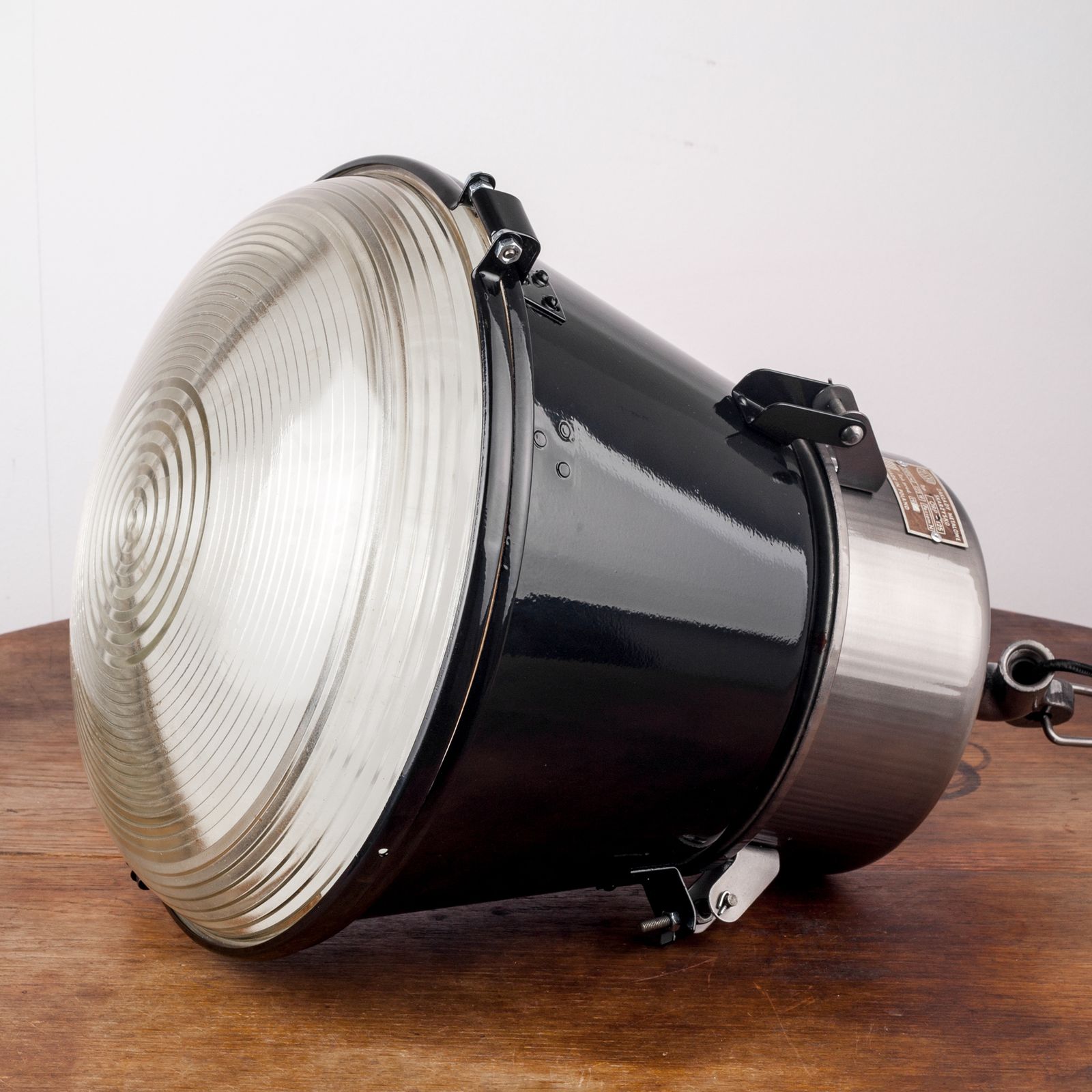 Black  Vintage Polish Industrial Pendant Lamp From Mesko, 1970s, Loft Factory Style photo furniture