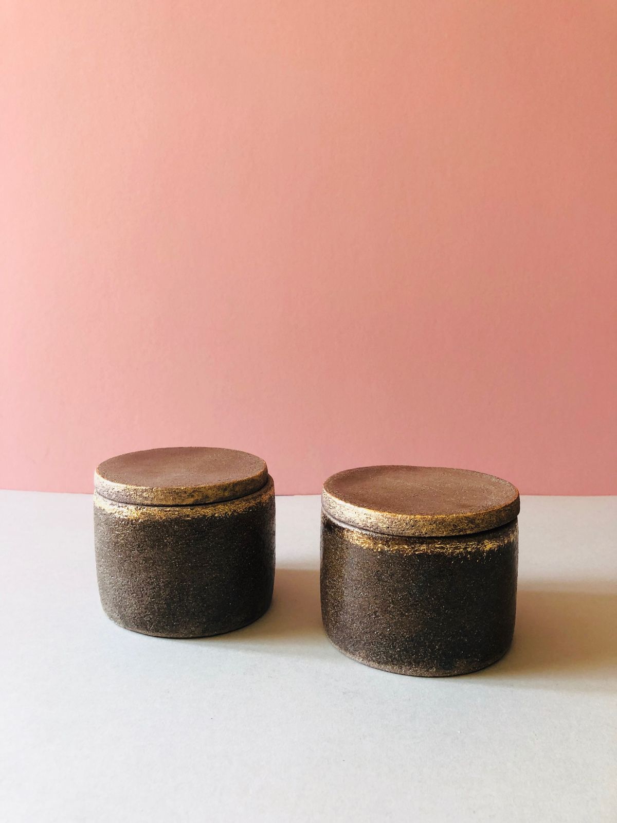 photo vintage Unique Handmade Ceramic Jar With Lid | Handmade Pottery