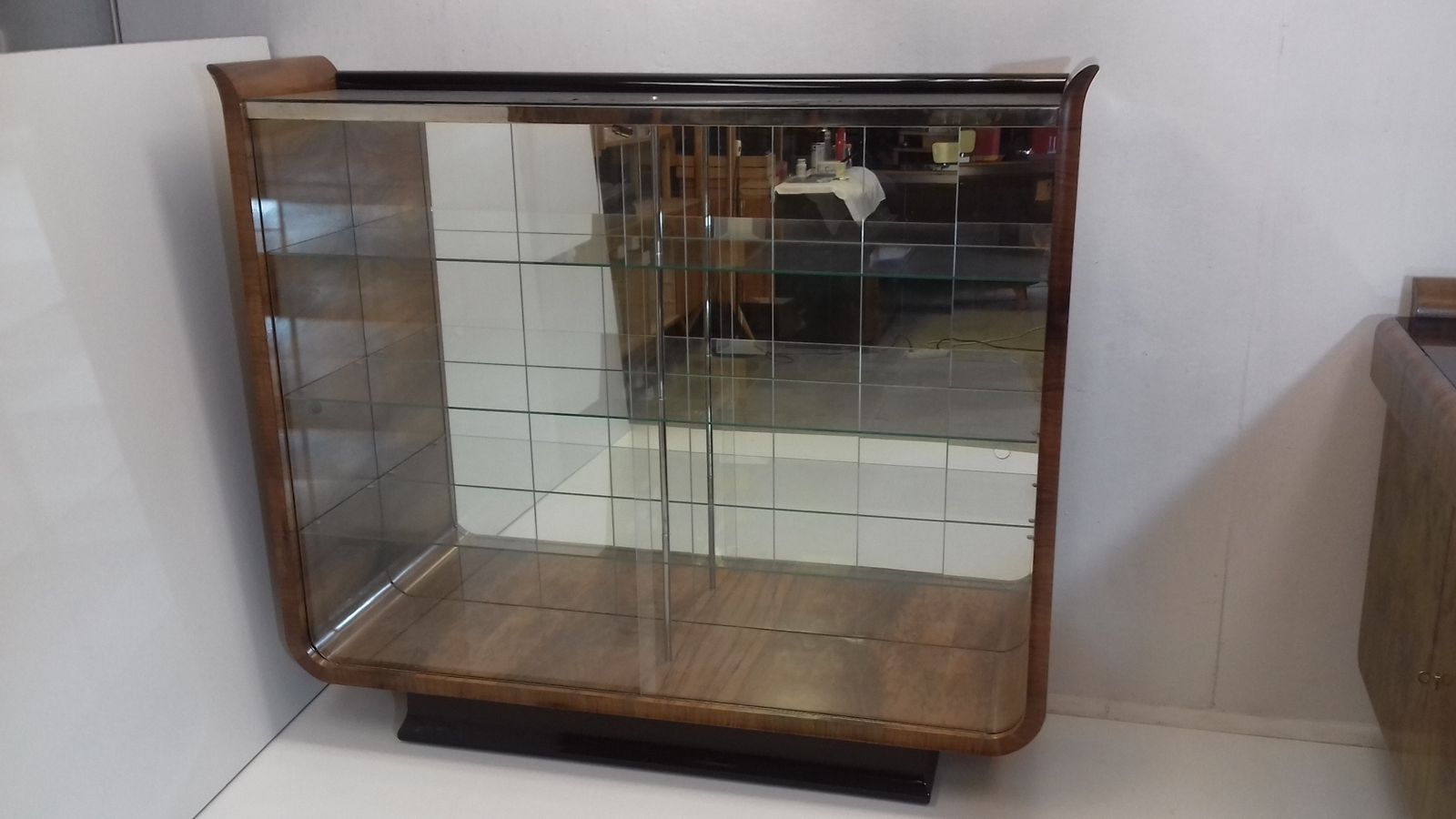 Set Of Art Deco Cabinet And Sideboard   Tulipan Designed By Jindřich Halabala, 1930´S. photo 16732.0