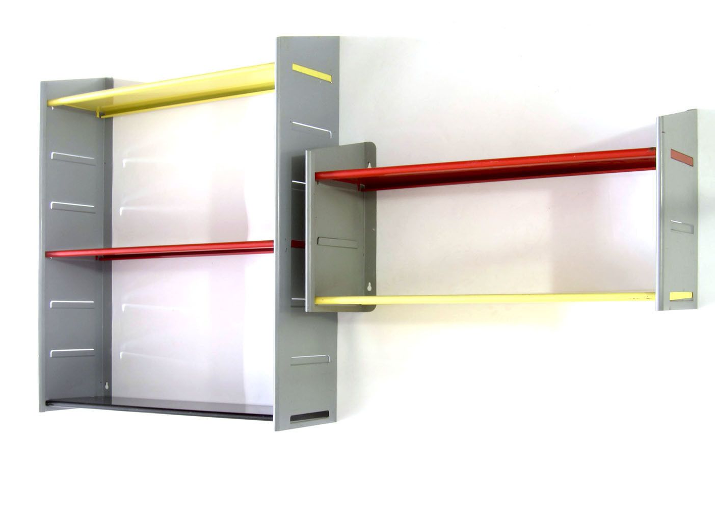 Large Jean Prouve, Perriand Style Enameled Metal Storage Unit Bauhaus photo furniture