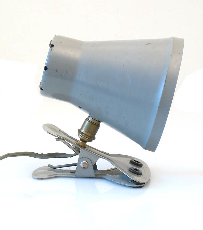 Industrial Fifties Metal Vintage Clamp Lamp