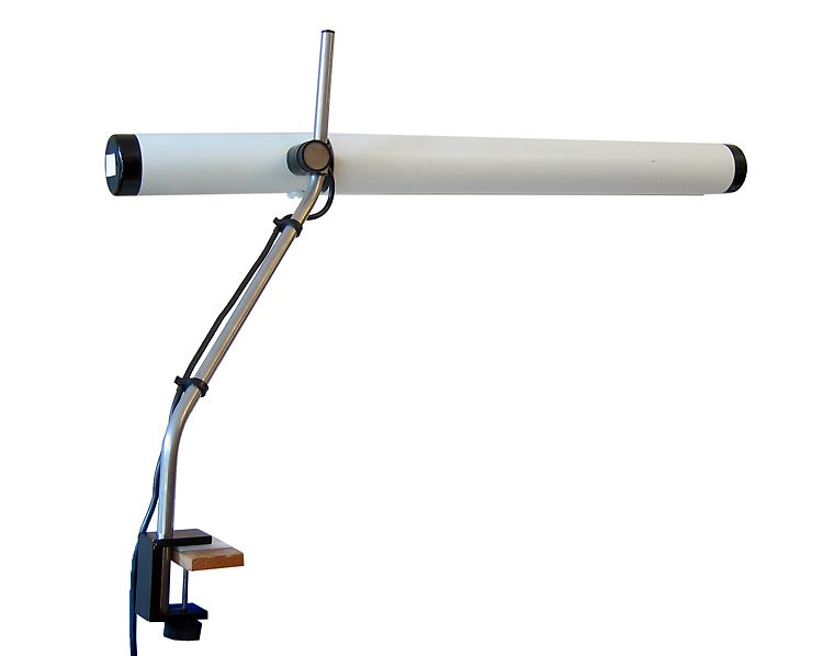 Vintage Retro Tafellamp Uit De Jaren 70, Bureaulamp Met Tl Buis