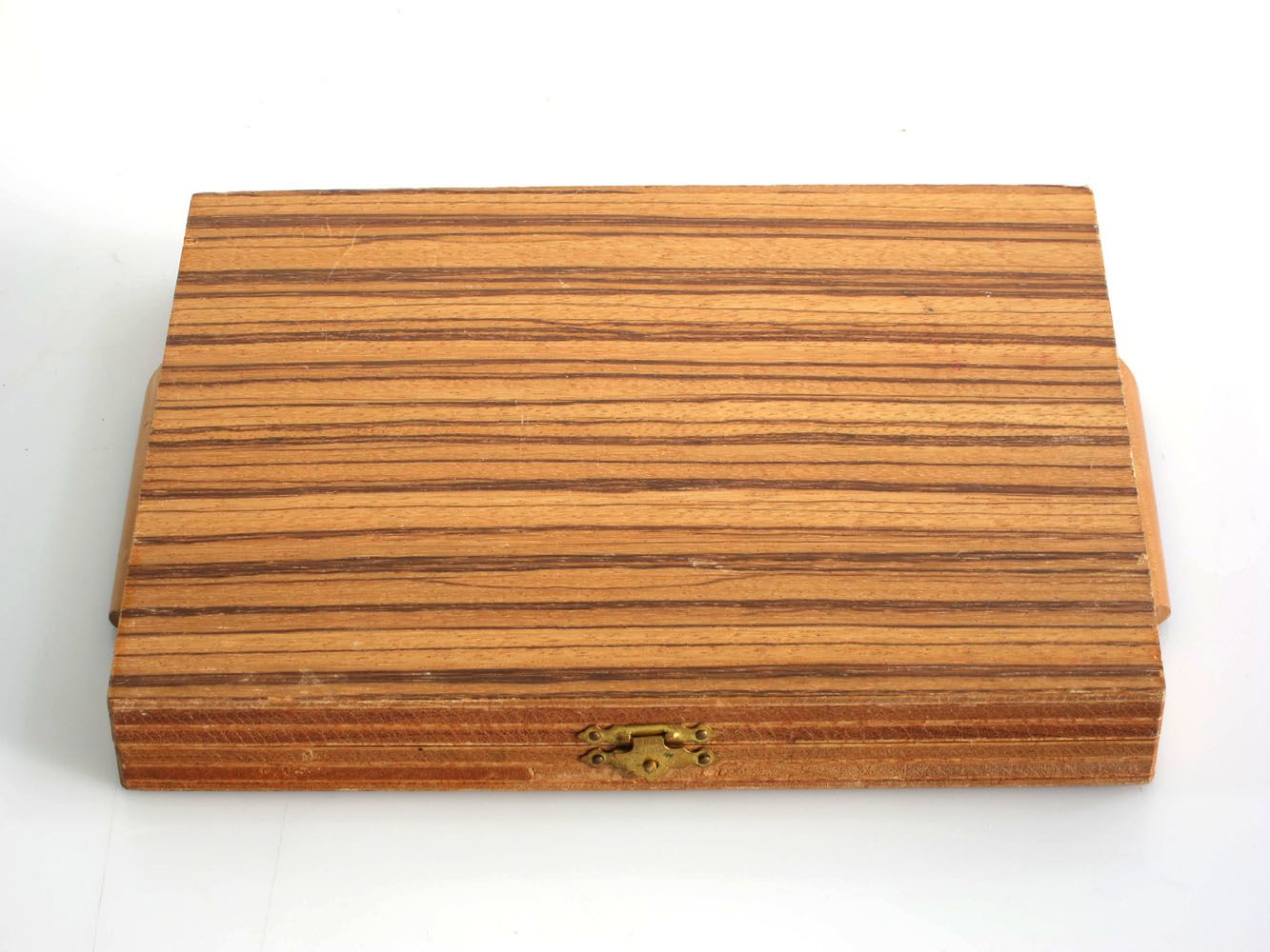 Vintage Cheese Cutting Board And Utensils In Case photo for sale