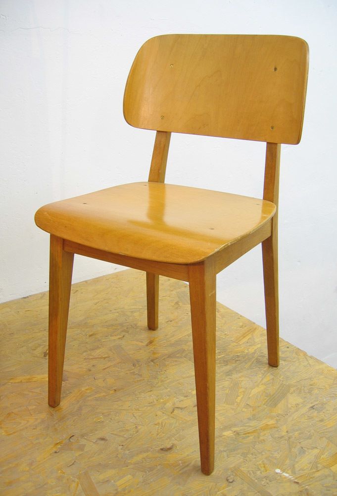 Pastoe Cees Braakman Retro Plywood Chair photo for sale
