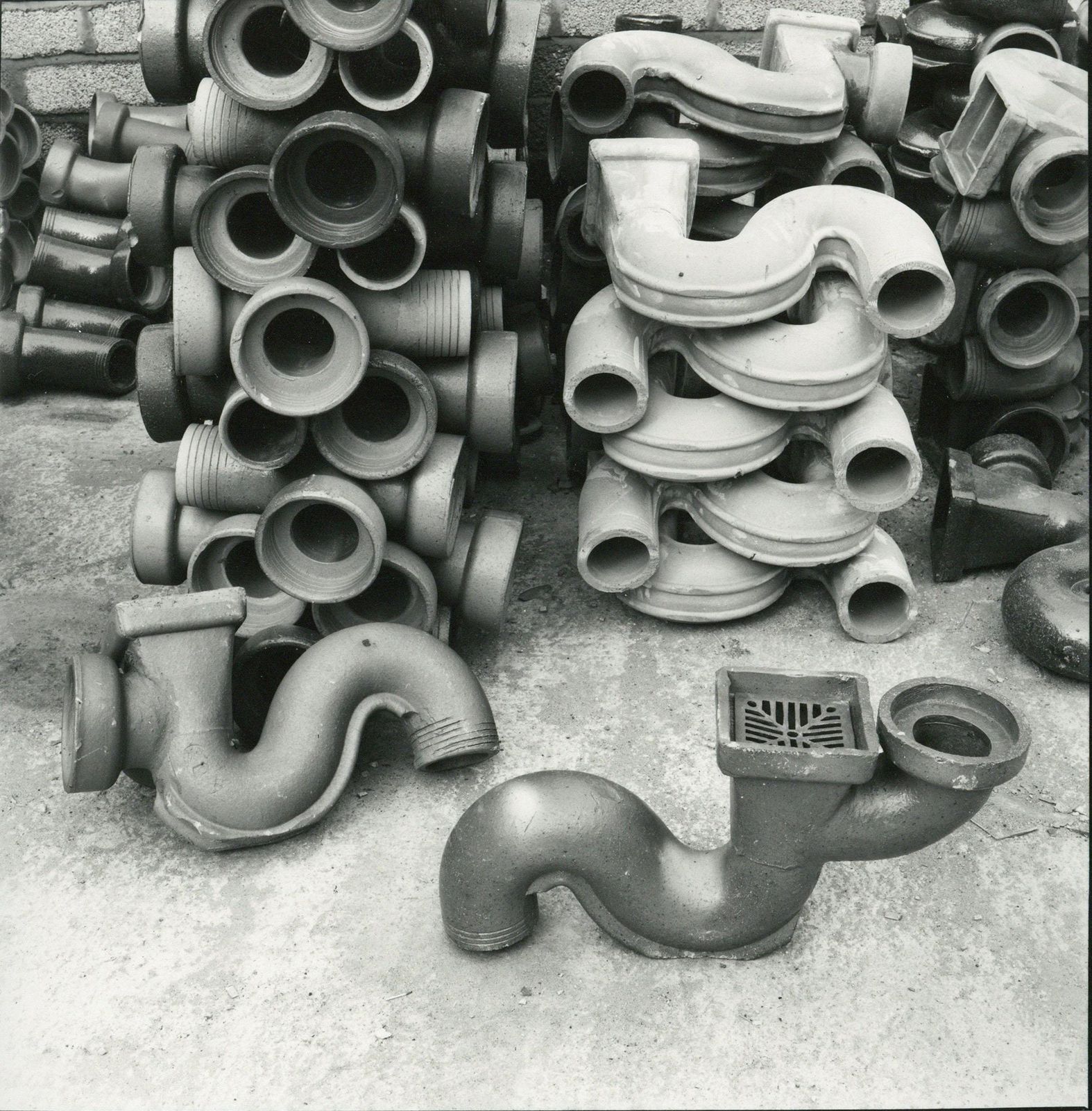 Rosemary Ellis Pipes II Gelatin Silver Photograph Proof Print 1975 For Book 1975