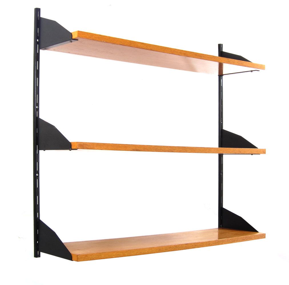 Jaren Zestig Vintage Houten Wandkast