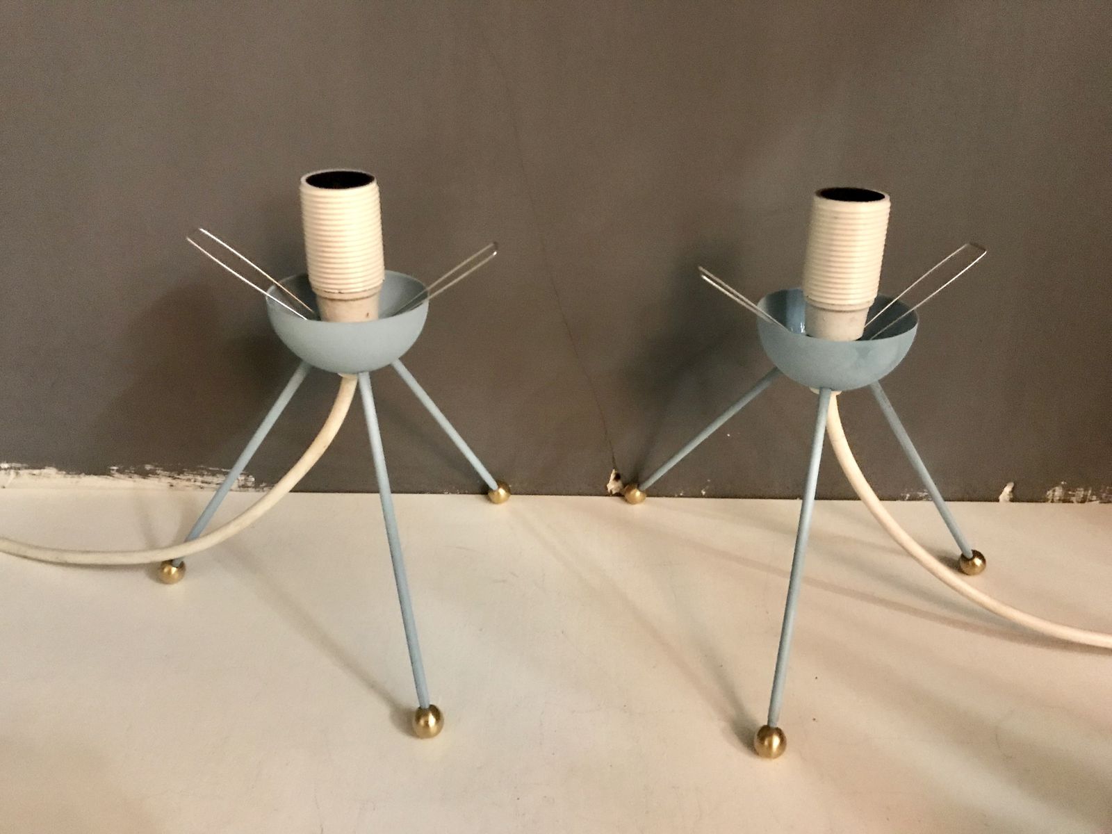 Stilnovo Opaline Glass Table Lamps photo 525.0