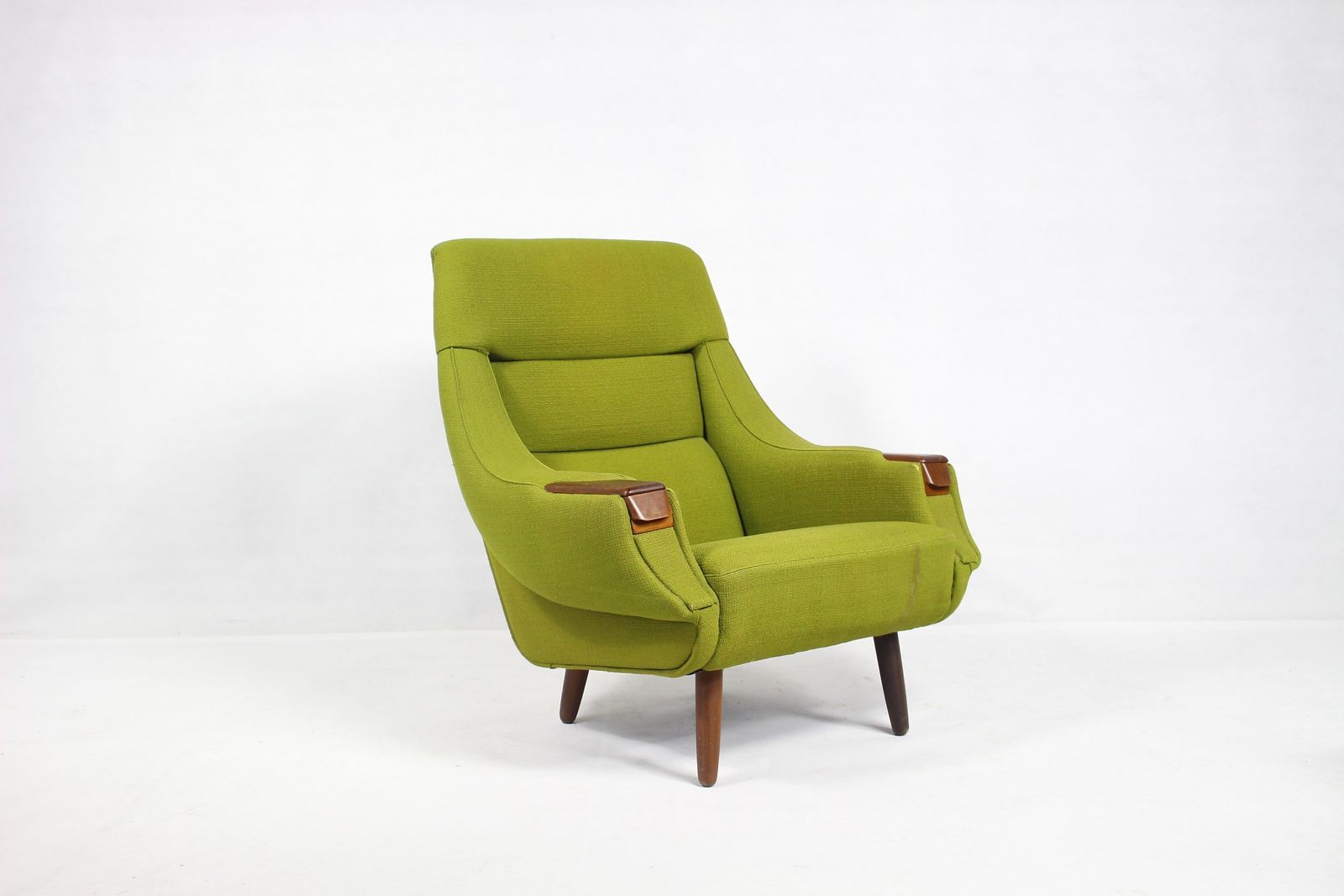 Danish Vintage Teak Lounge Chair By H.W.Klein,1960s