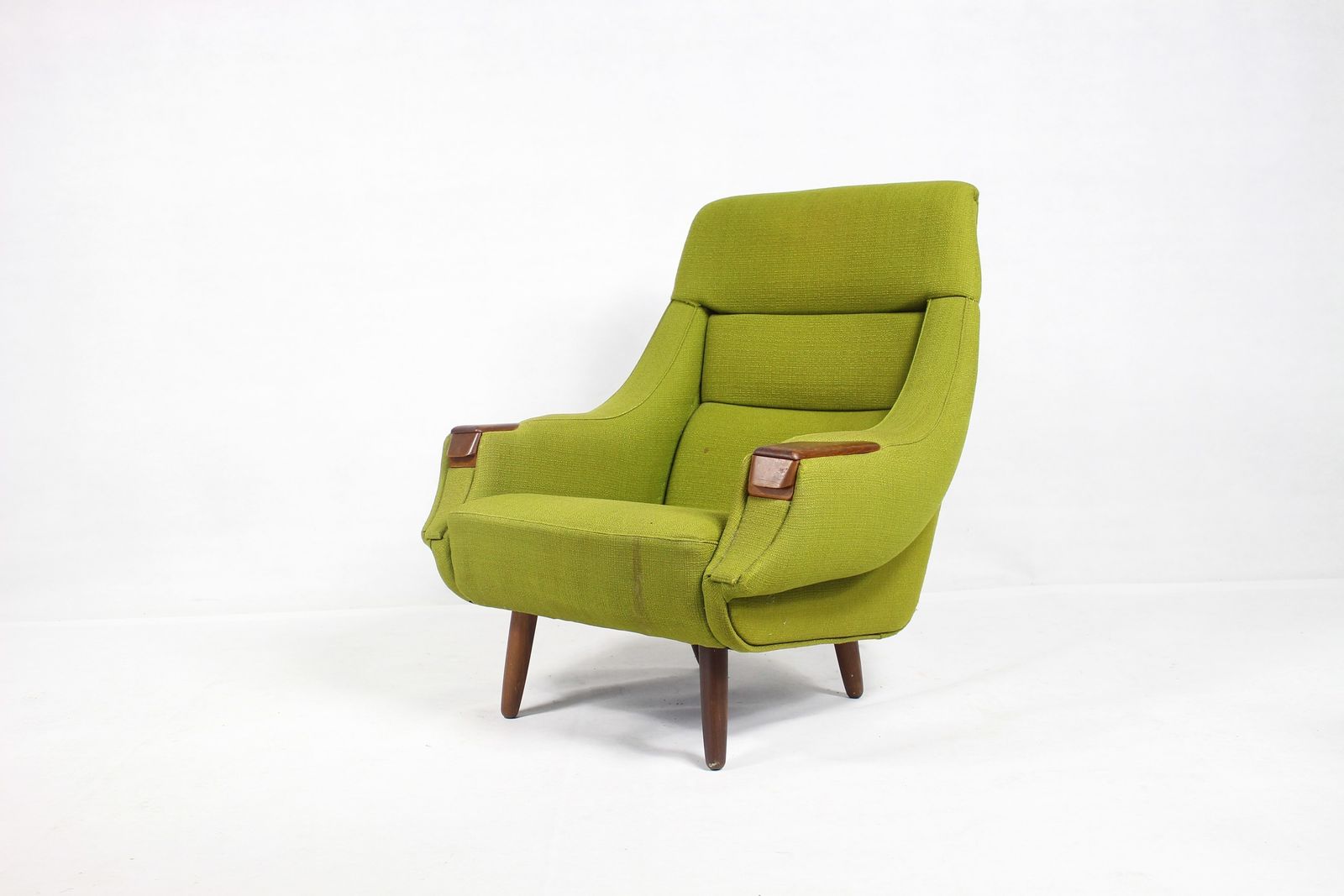 Danish Vintage Teak Lounge Chair By H.W.Klein,1960s photo furniture