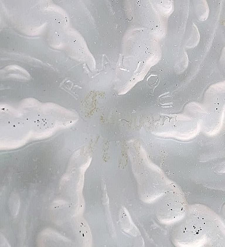 Early And Rare René Lalique "Chiens" Art Deco Bowl In Art Glass, 1930s photo buy