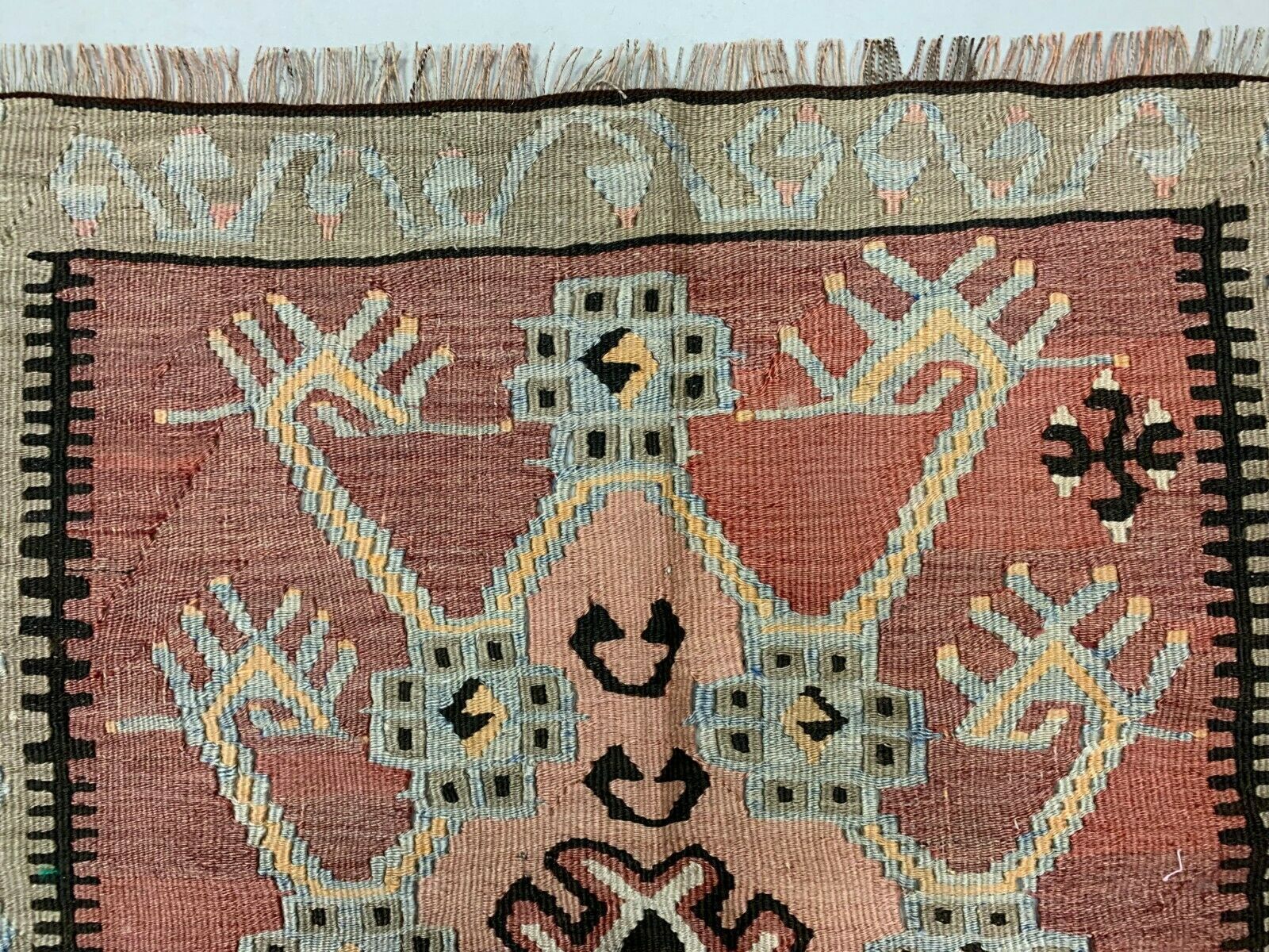 Vintage Turkish Kilim Kelim Rug 158x112cm Shabby, Country Home, Boho Medium photo 485.0