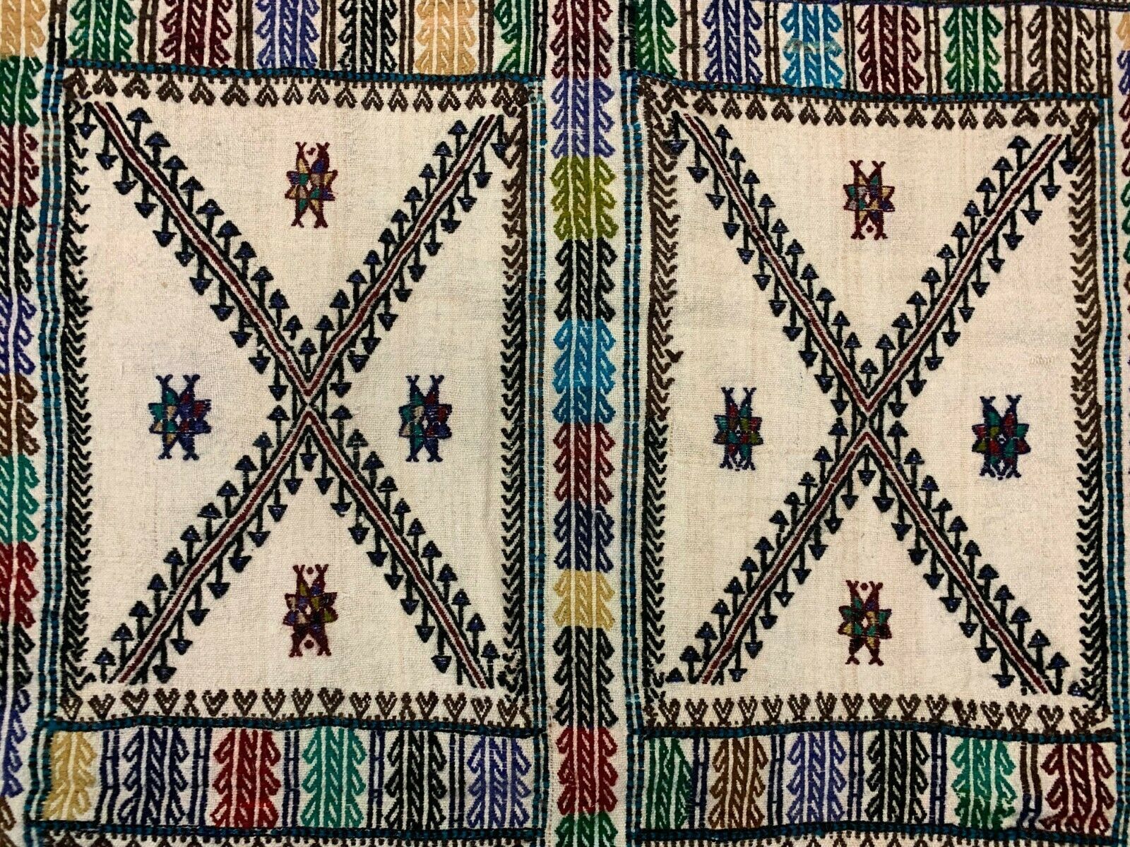 Antique Turkish Kilim Rug 160x124cm Shabby Vintage Old Wool Kelim Medium photo vinterior