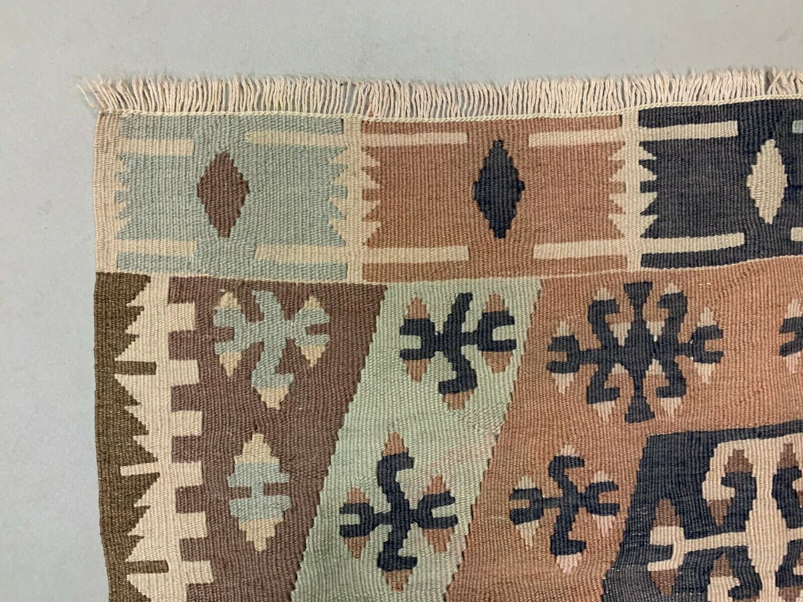Vintage Turkish Kilim Kelim Rug 145x99cm Shabby, Country Home, Boho photo 395.0