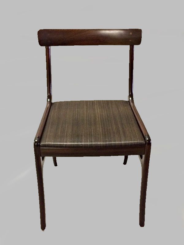Ole Wanscher Set Of Eight Mahogany Dining Chairs, Inc. Reupholstery 1960´S photo buy