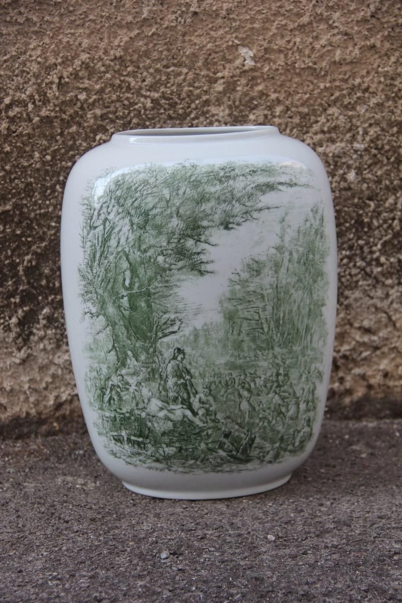 Porcelain Midcentury Italian Vase Guido Andloviz For Verbano Lavenia, 1950 photo 720.0