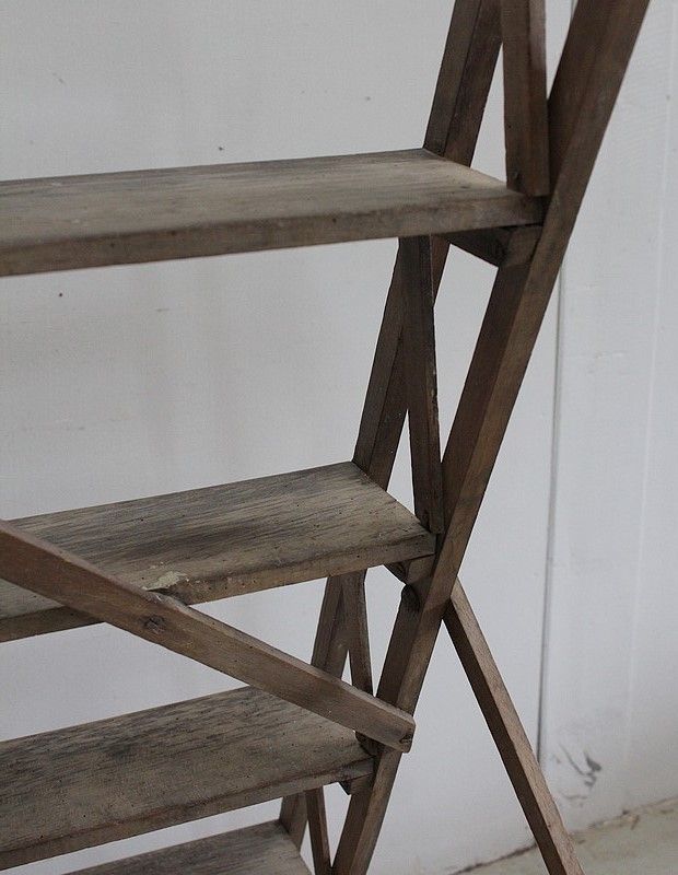 photo for sale Foldable Beech Work Stool   1940s