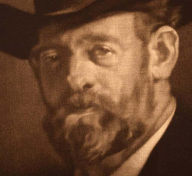 Gustav V. Blom, Portrait Of Peter Ilsted, 1919, Test Print photo for sale