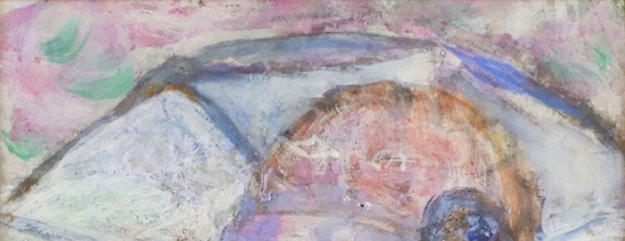Painting ‘Jeune Femme Au Chapeau’  By Henri La Ville C1960 France Oil On Canvas photo 1233.8