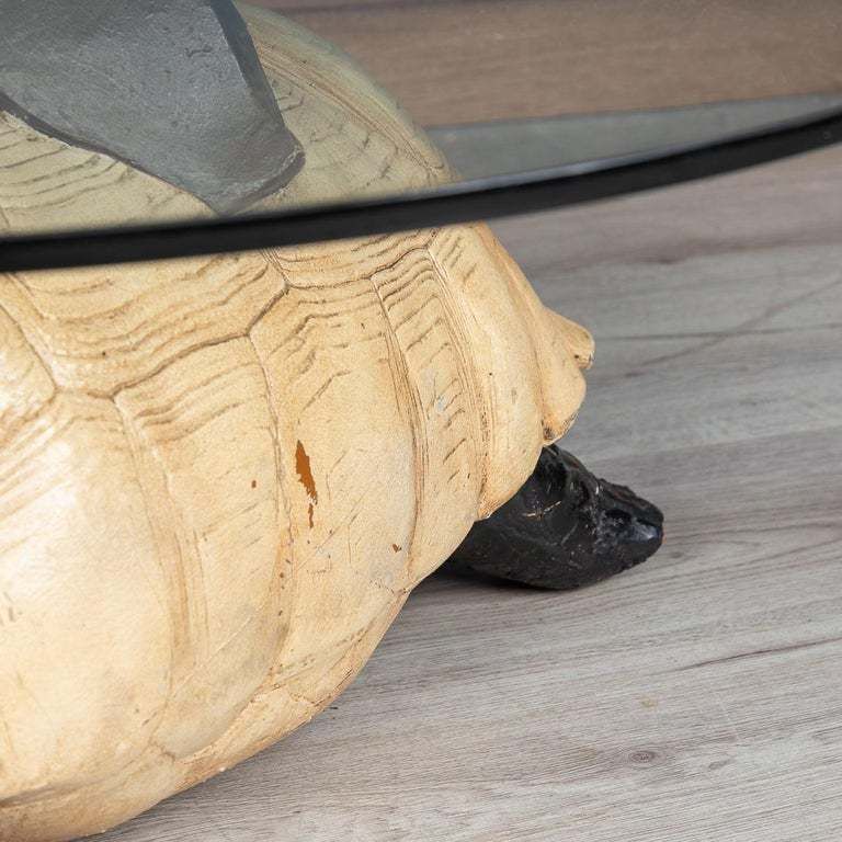 Furniture Unusual Coffee Table In The Form Of A Turtle By Anthony Redmile, London photo